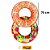 BOIA INFLAVEL FRUTAS 70 CM ELB4023 - Imagem 1